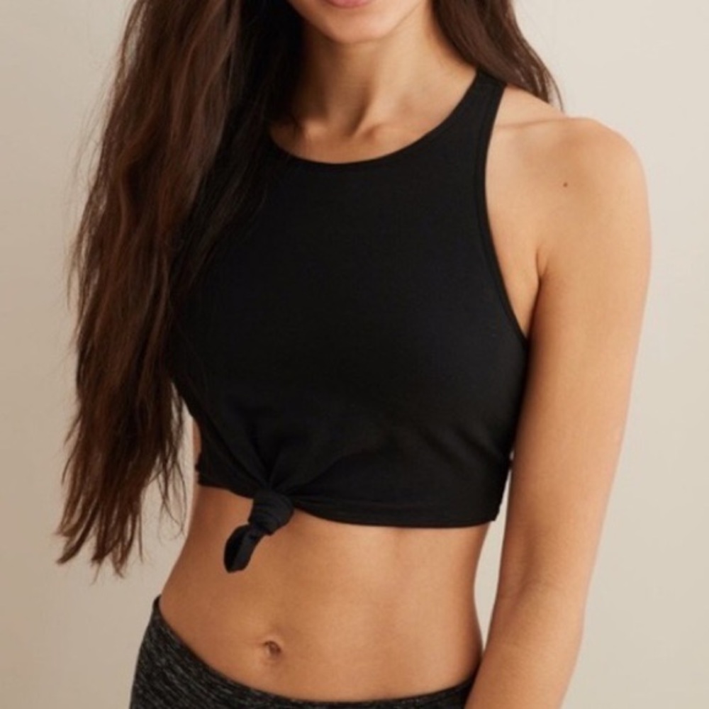 Aerie Chill Twist High Neck Bralette